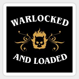 Warlock Warlocked and Loaded RPG Tabletop RPG Addict Magnet